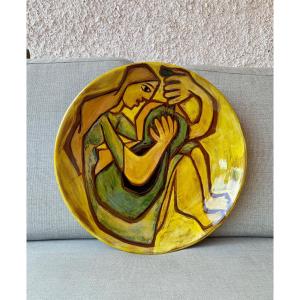 Grand Plat Jacques Poussines Atelier Sant Vicens