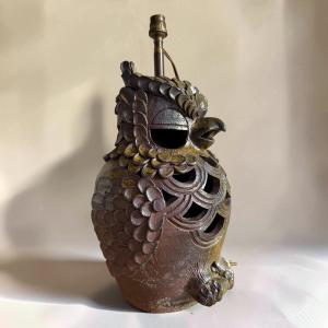 Ceramic Lamp - Vallauris, 1970s