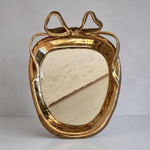 Ceramic Mirror - Gmundner Keramik, Austria, 1960s