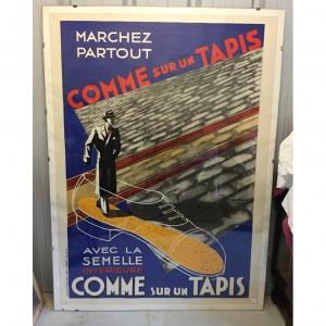 Affiche Comme Sur Un Tapis 1930/1935