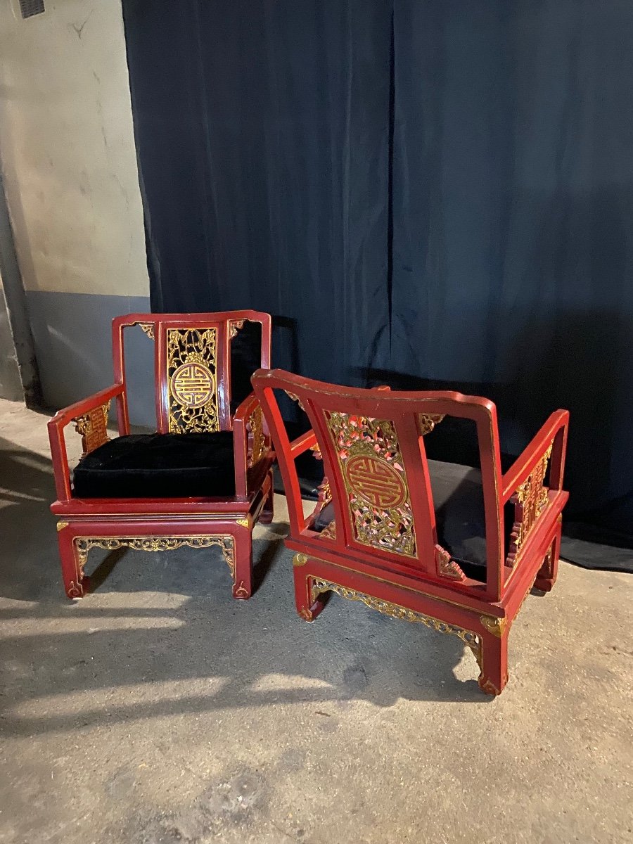 Pair Of Chinese Armchairs-photo-1