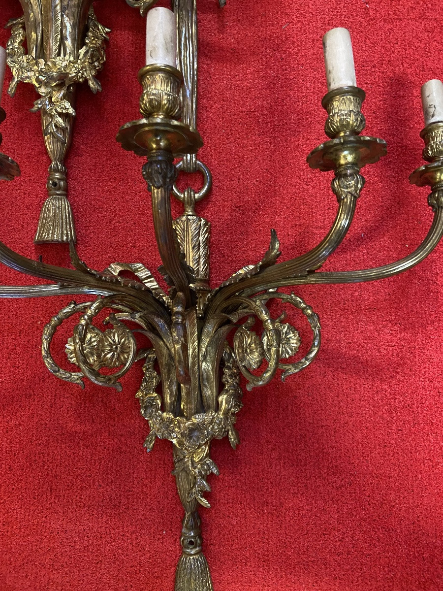 Pair Of Louis XVI Wall Lights-photo-4