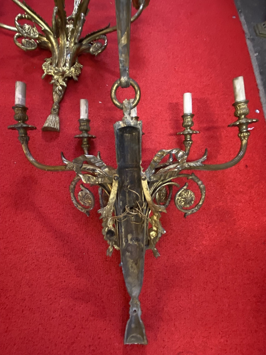 Pair Of Louis XVI Wall Lights-photo-3