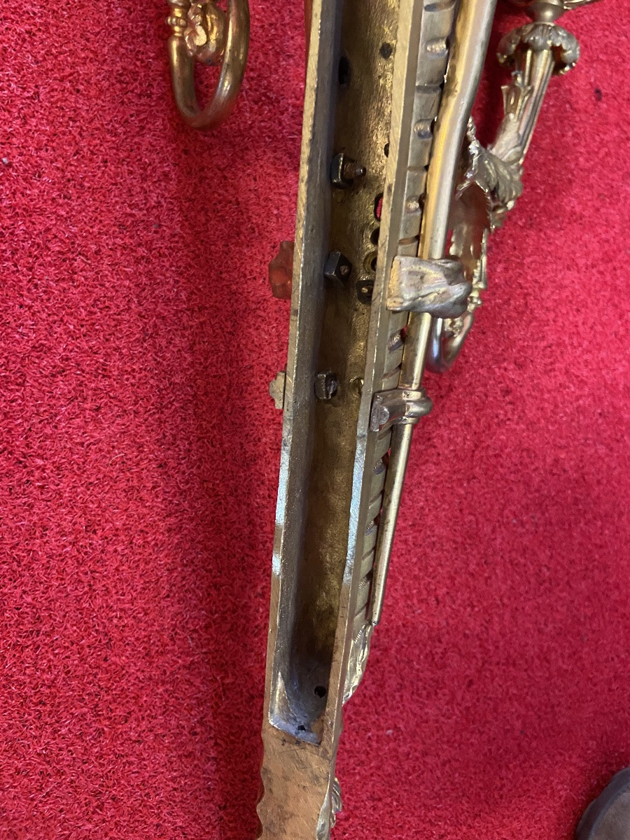 grande paire d applique de style louis XVI -photo-7