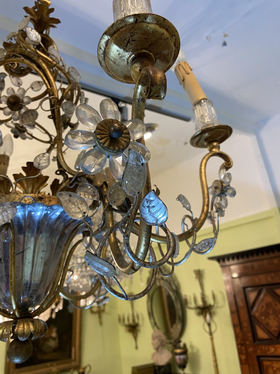 Gold Metal Chandelier -photo-4