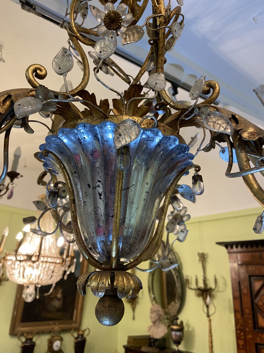 Gold Metal Chandelier -photo-1