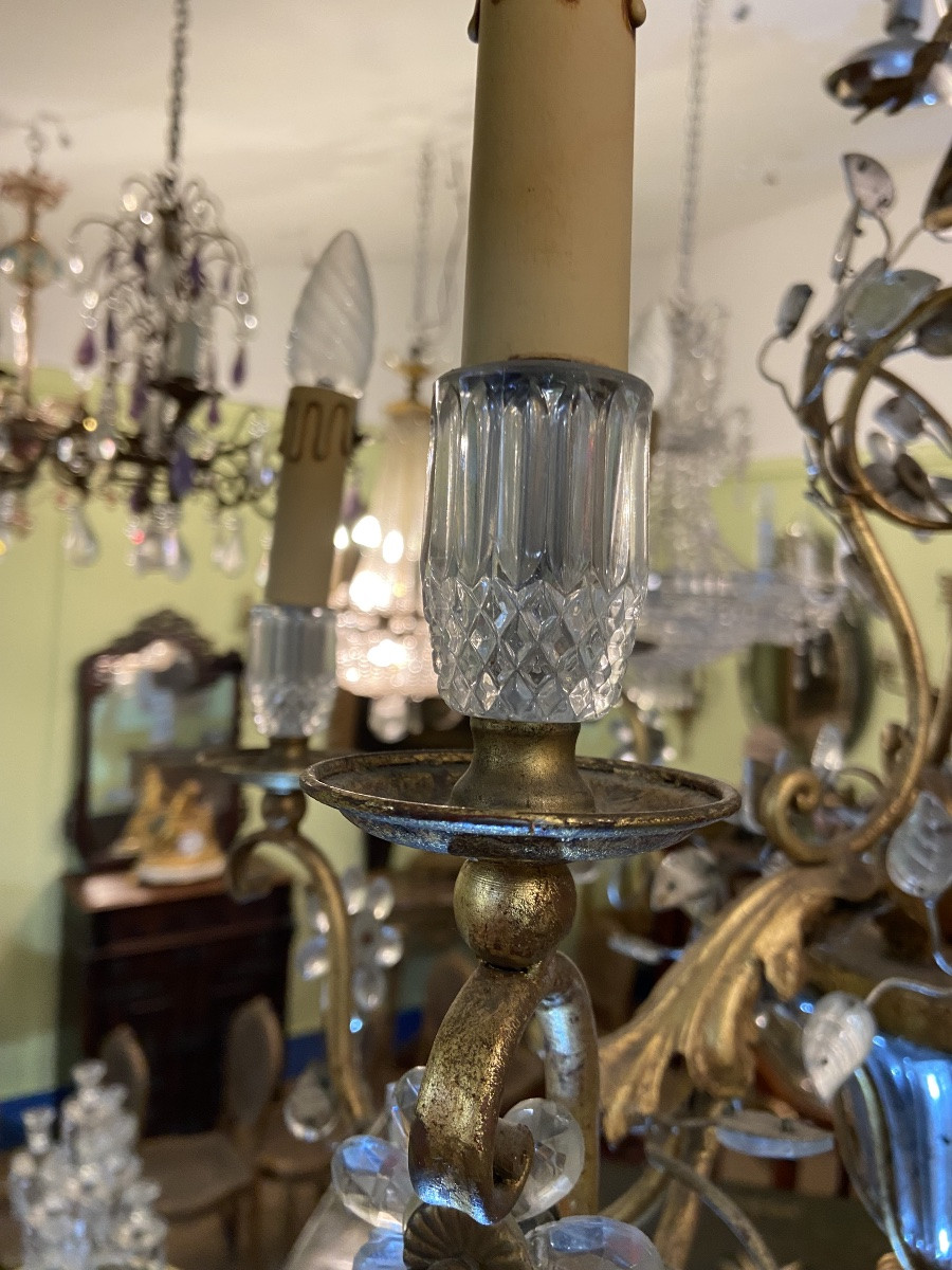 Gold Metal Chandelier -photo-3
