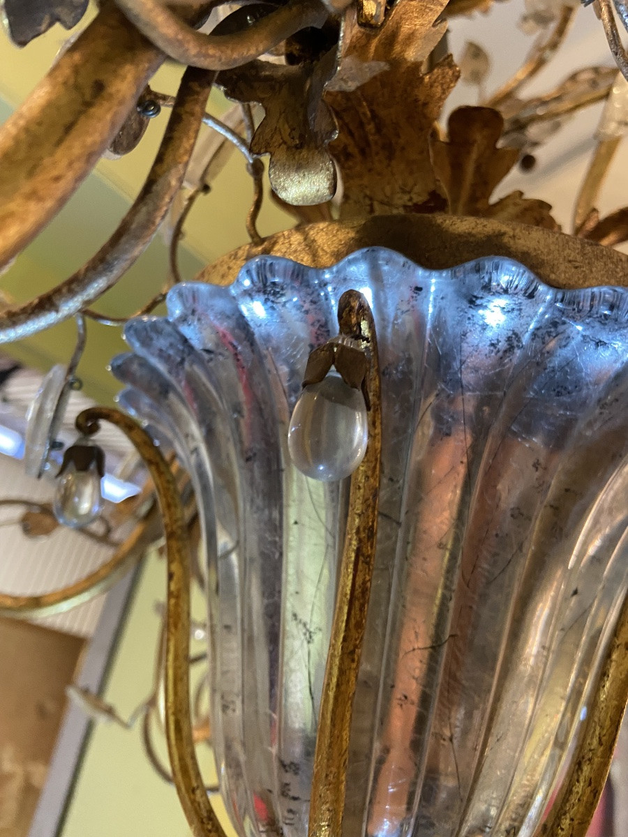 Gold Metal Chandelier -photo-6