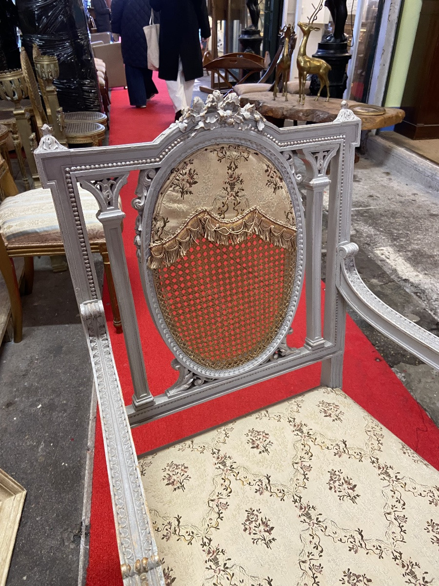 Pair Of Lacquered Armchairs -photo-1