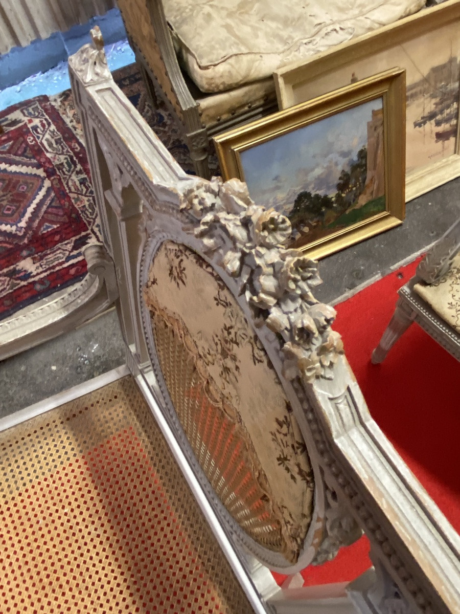 Pair Of Lacquered Armchairs -photo-3