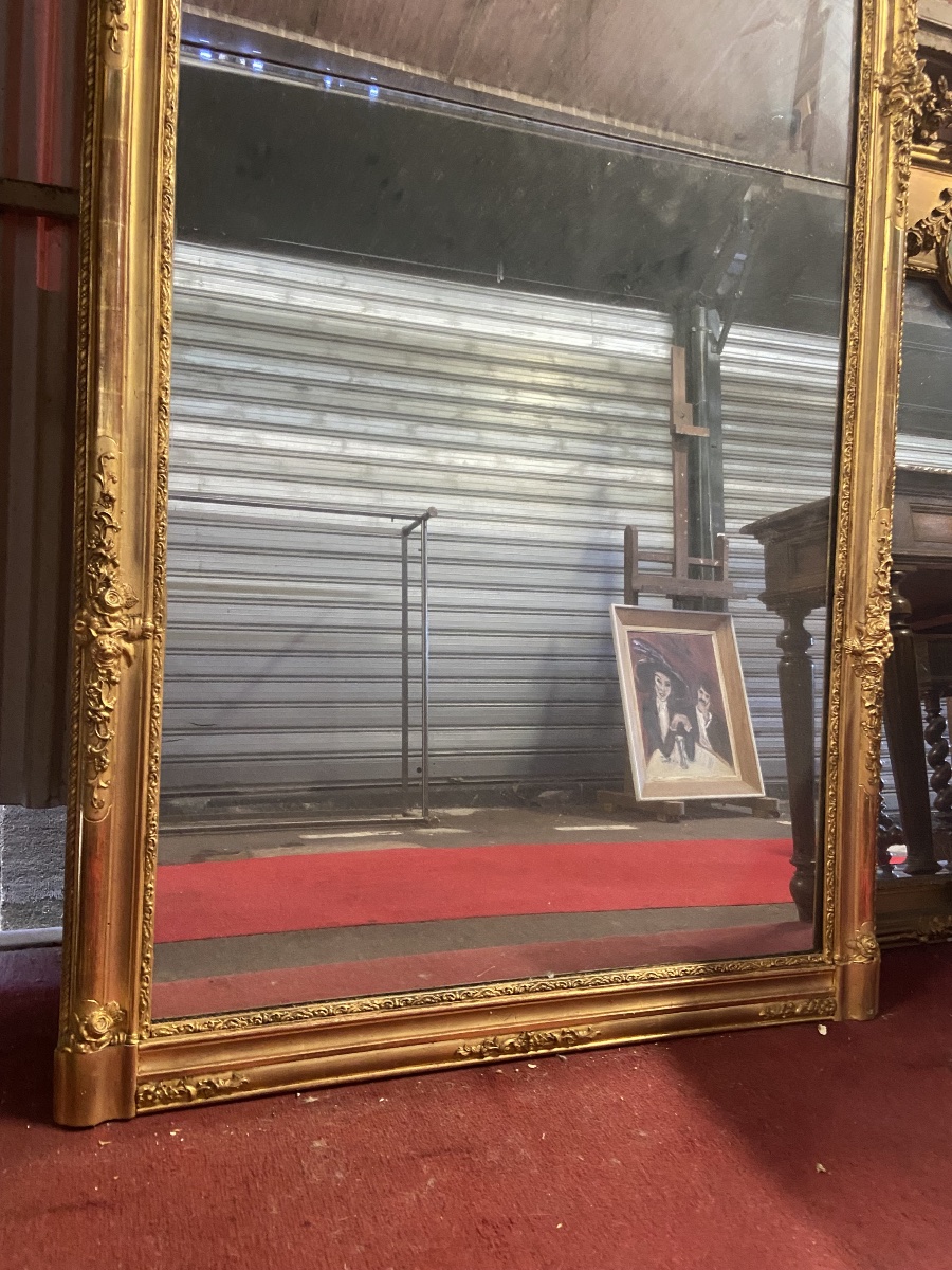 grand miroir XIX eme dore-photo-2