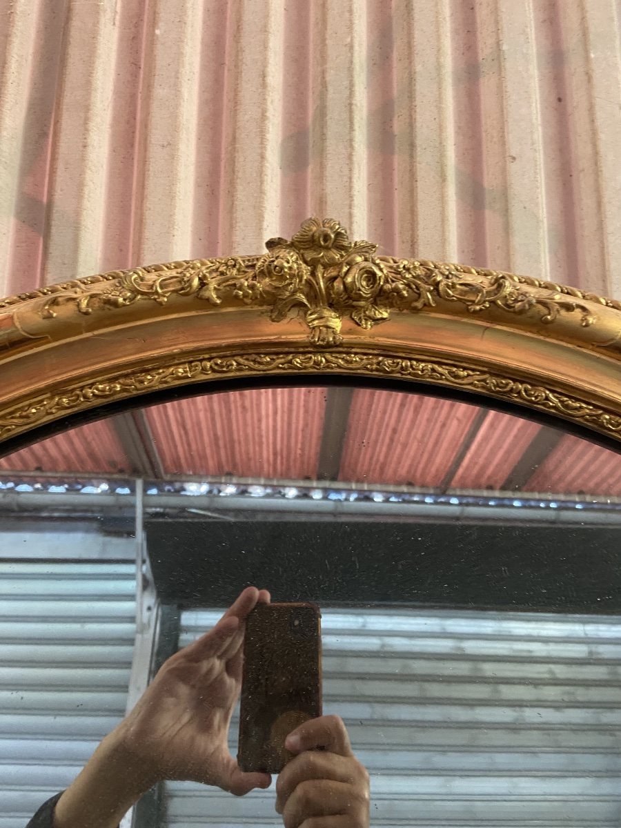grand miroir XIX eme dore-photo-6
