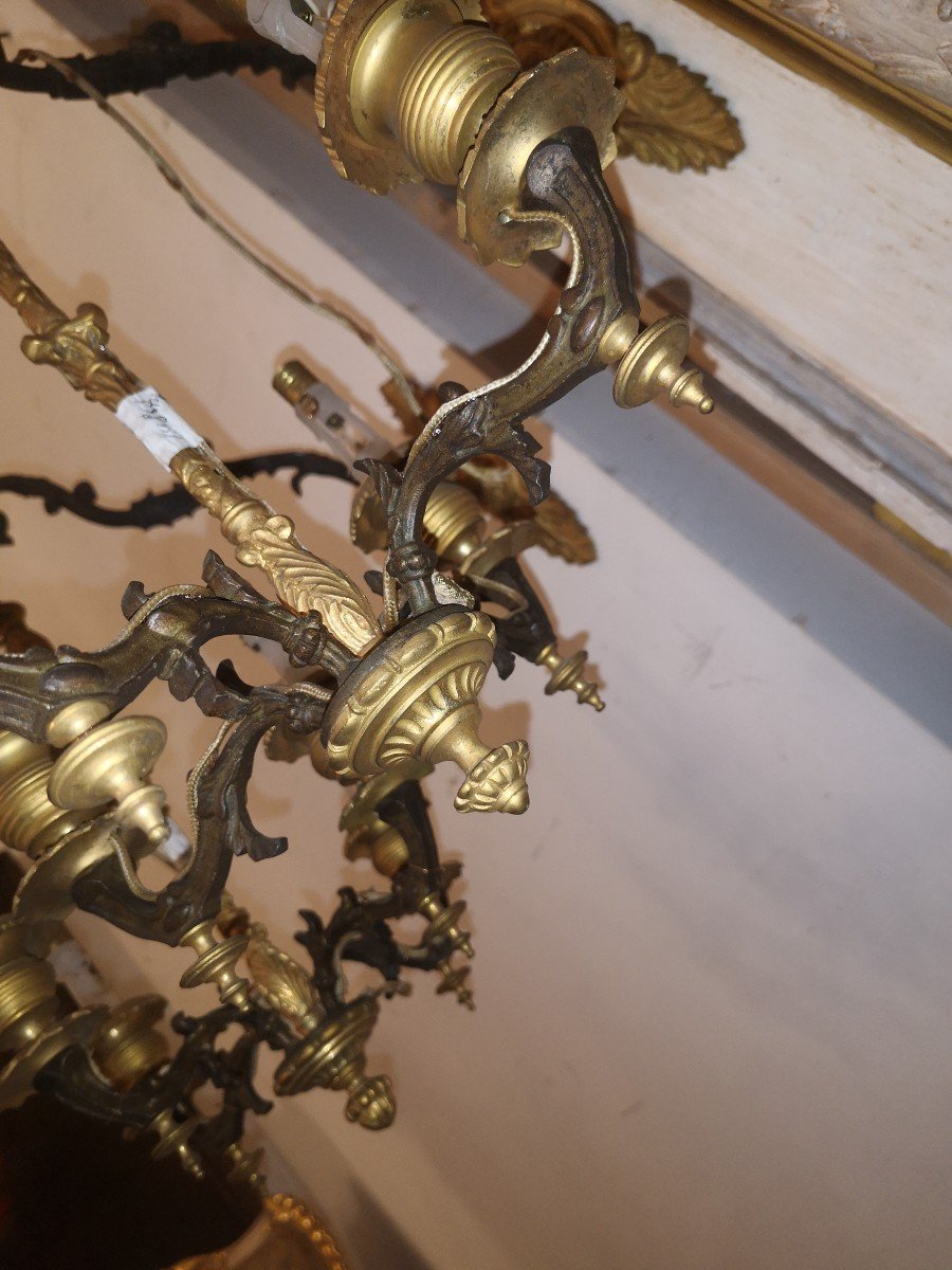 Pair D Wall Lamp Louis Philippe Style-photo-4