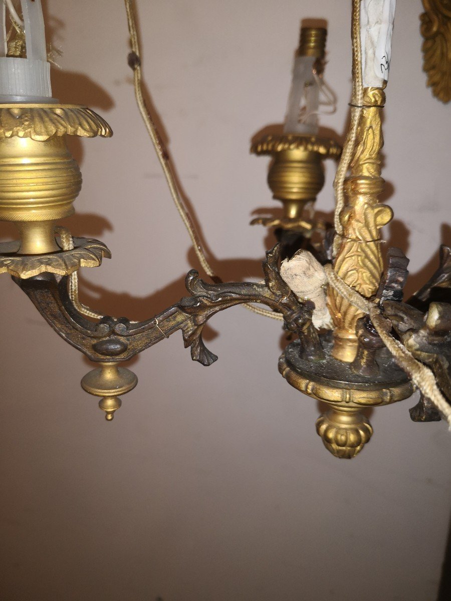 Pair D Wall Lamp Louis Philippe Style-photo-5