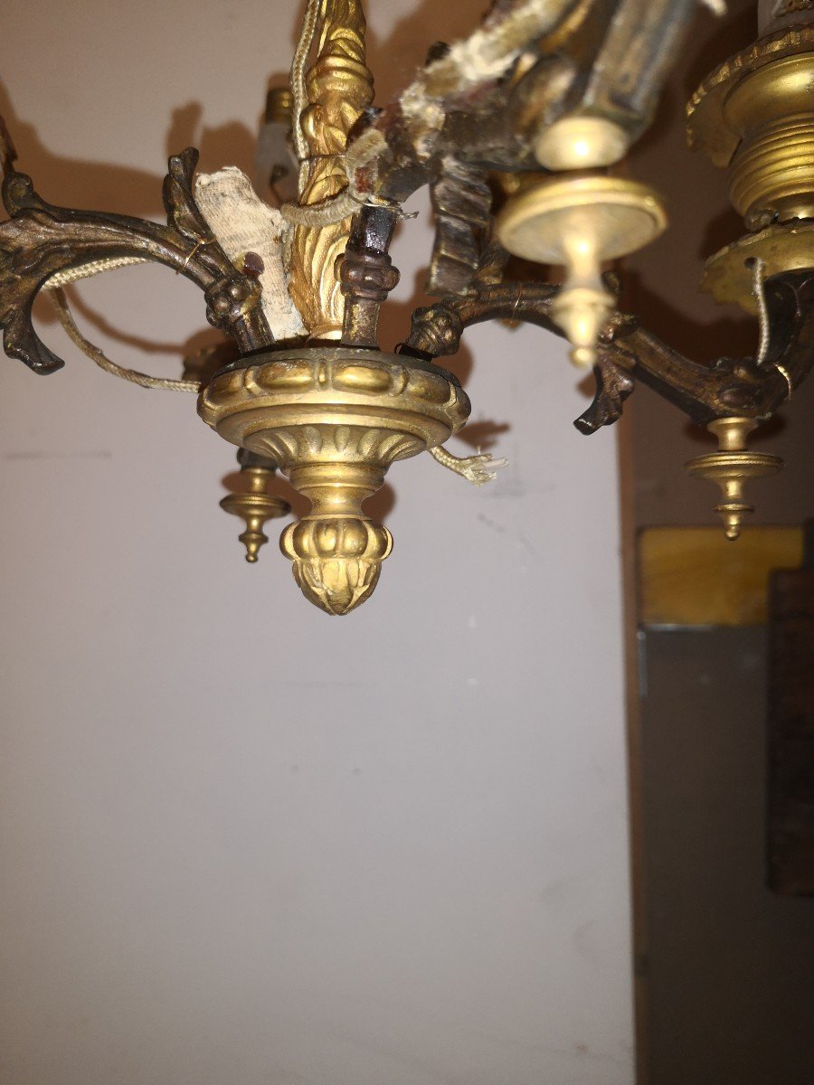 Pair D Wall Lamp Louis Philippe Style-photo-6
