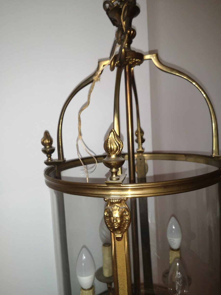 Louis XVI Style Bronze Lantern-photo-2