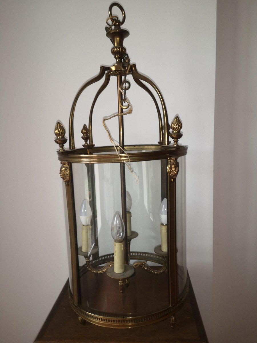 Louis XVI Style Bronze Lantern-photo-7