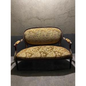 Bench Nzp3 Mahogany And Gilt Bronze