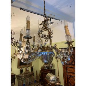 Gold Metal Chandelier 