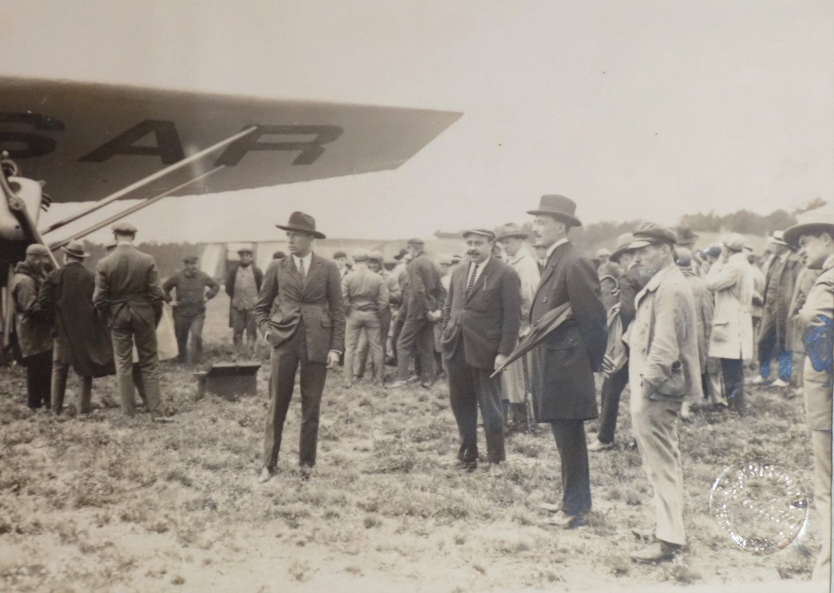 Deux Albums De Photos d'Aviation, Maryse Bastié Et Autres Aviateurs Vers 1920-photo-4
