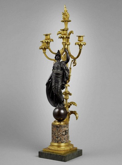 Pair Of Very Important Candelabras With Thirteen Lights 1783-photo-7