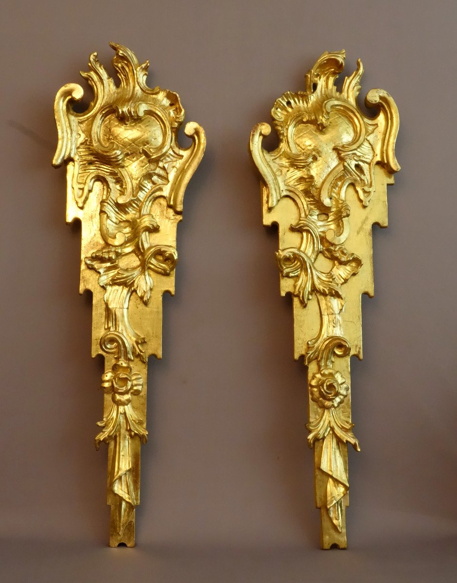Pair Of Large Venetian Ornaments Early Eighteenth-photo-1