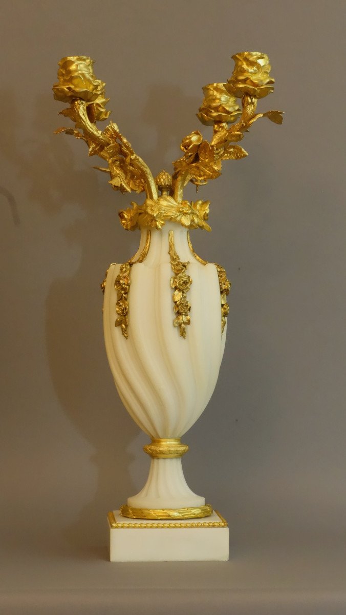 Pair Of Rare Candelabras Late Nineteenth-photo-3