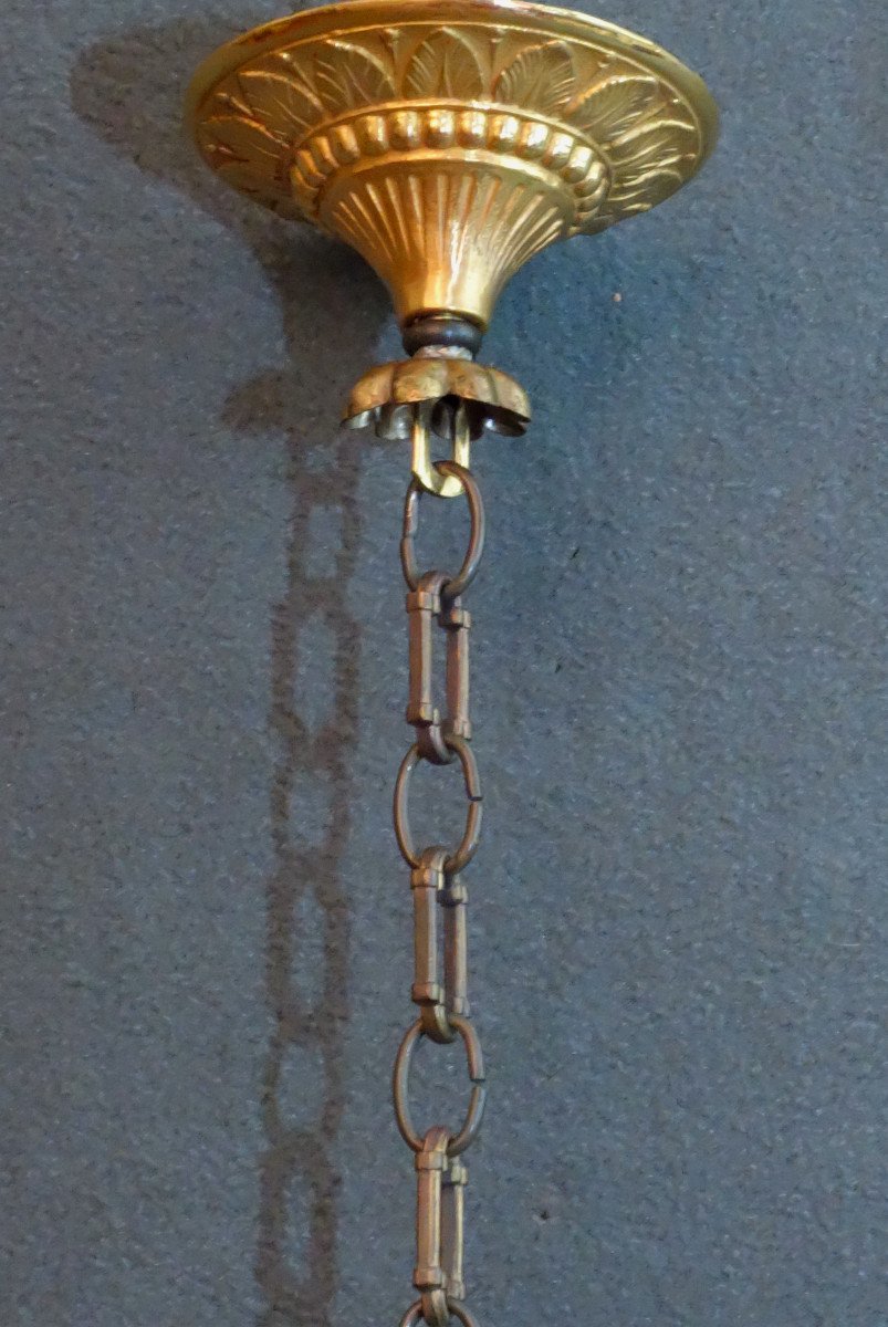 Rare Small Alcove Or Cabinet Chandelier Circa 1830-photo-4