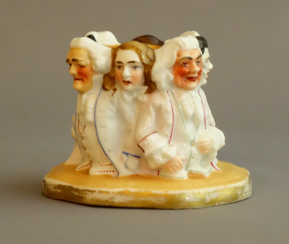   Small 19th Century Caricature Cigarillo Holder-photo-2