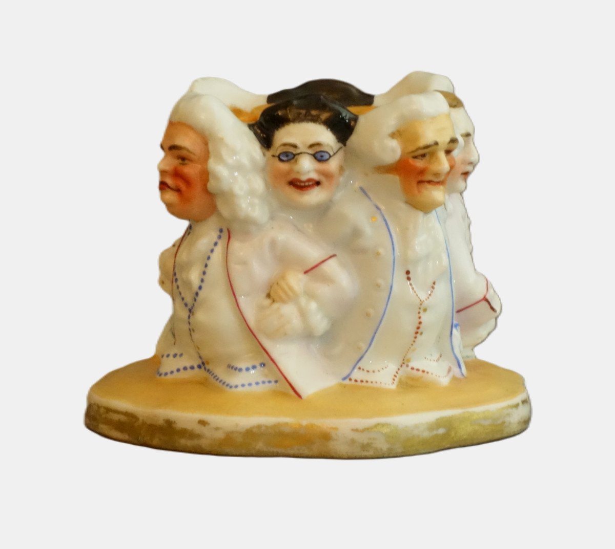   Small 19th Century Caricature Cigarillo Holder-photo-4