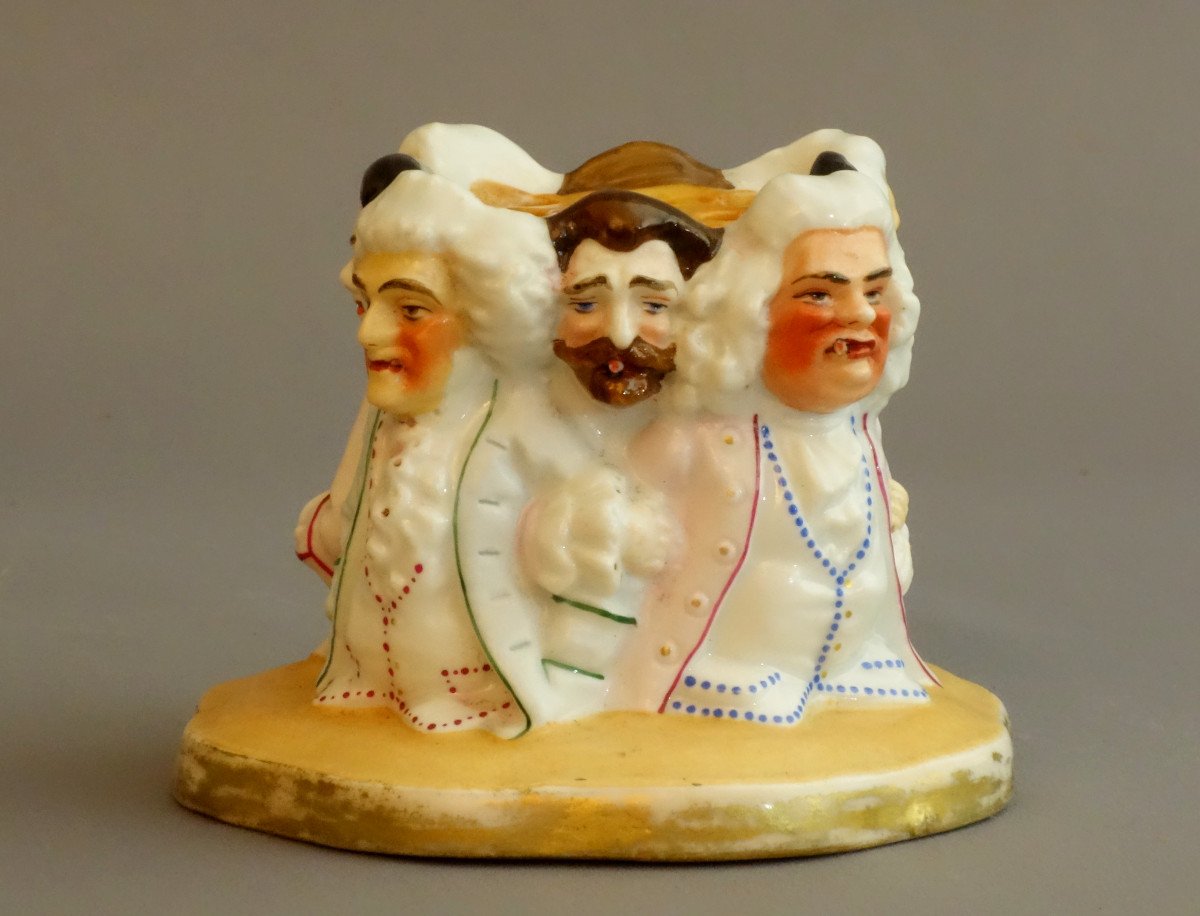   Small 19th Century Caricature Cigarillo Holder