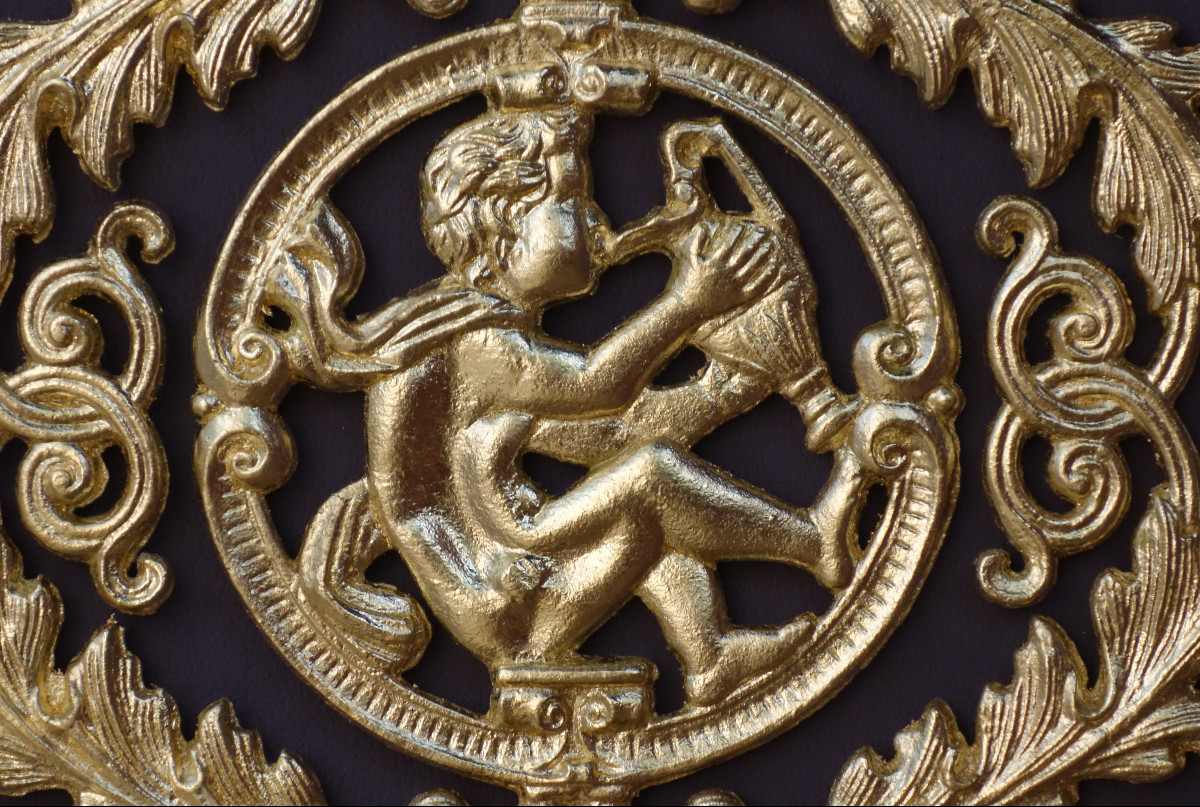 Large grille d'appui XIX ème .-photo-4