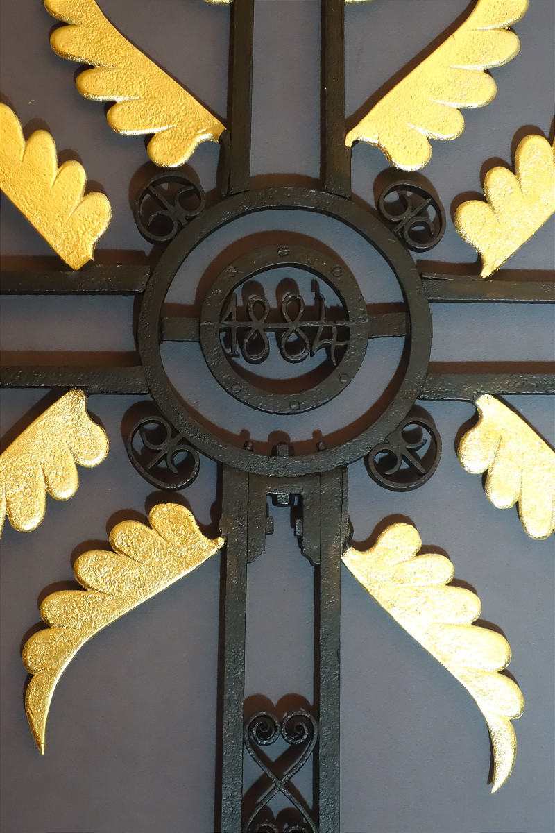 Rare Cross With Angel Wings 19th Century.-photo-4