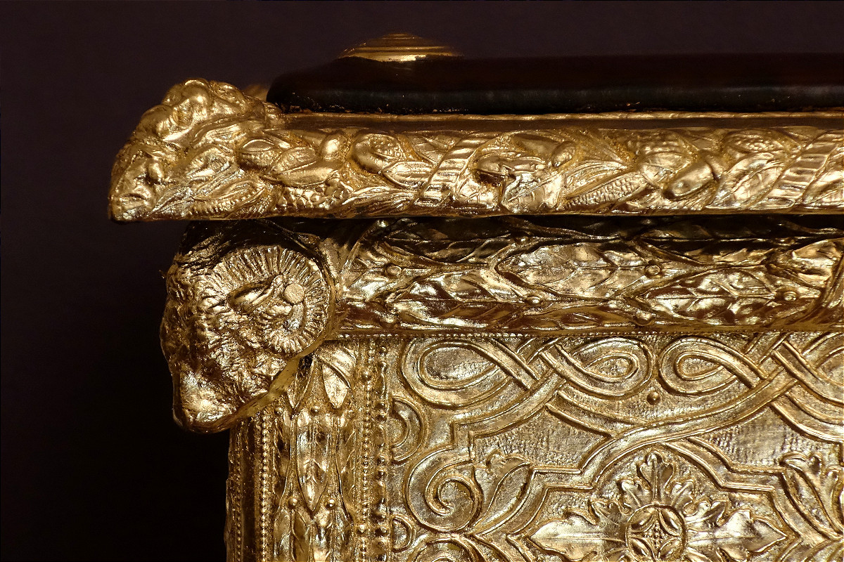 Pair Of Rare 19th Century Italian Sgabelli.-photo-1