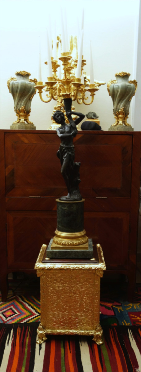 Pair Of Rare 19th Century Italian Sgabelli.-photo-4