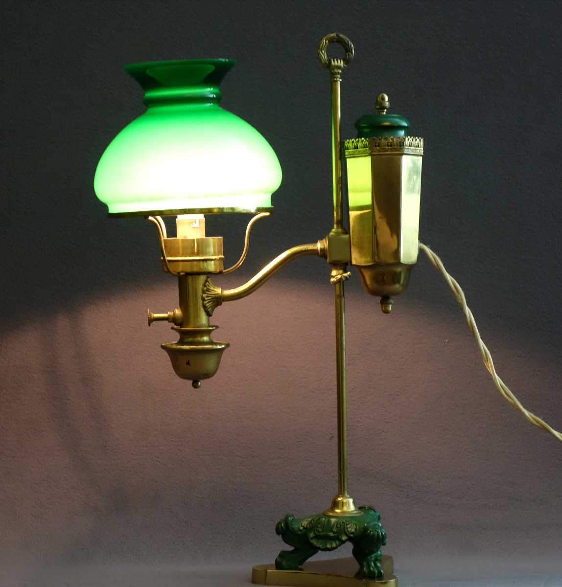 Paire de rares quinquets début XIX ème-photo-2