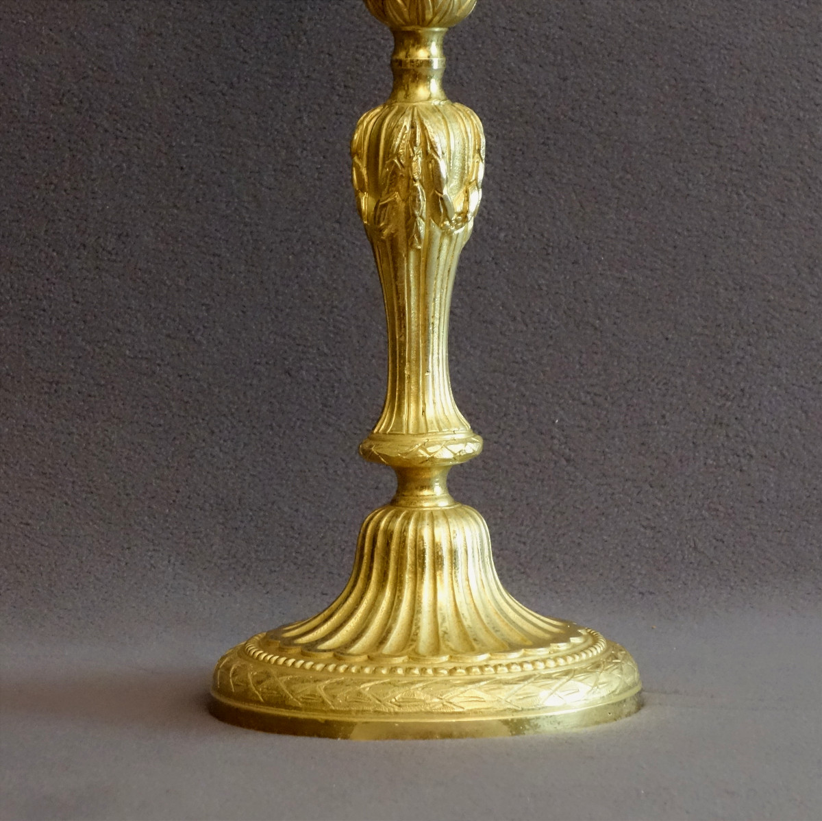 Paire de candélabres à double transformation époque Louis XVI-photo-4