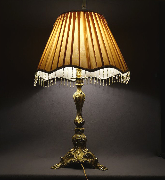 grand pied de lampe XIXème-photo-2