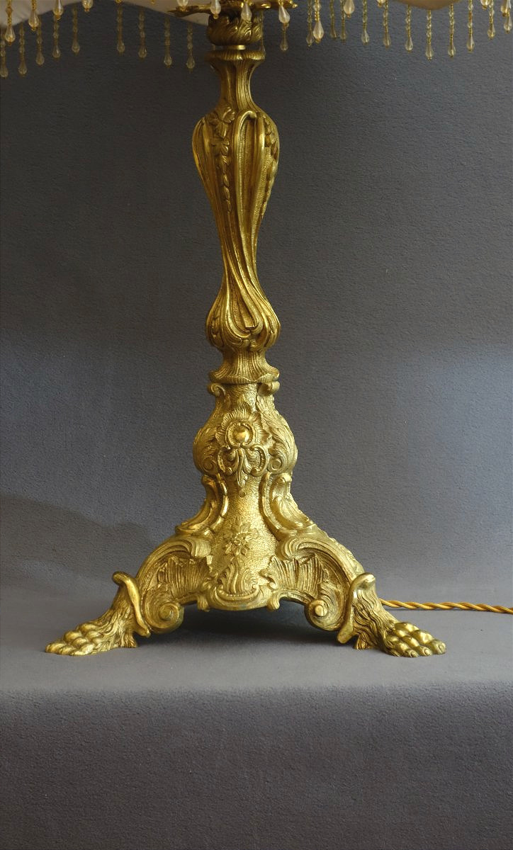 grand pied de lampe XIXème-photo-4
