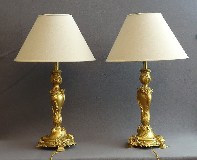 Pair Of 19th Century Lamps.-photo-2