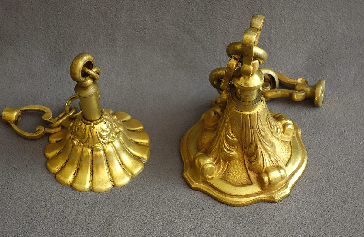 Two 20th-century Chandelier Suspension Wires.-photo-2