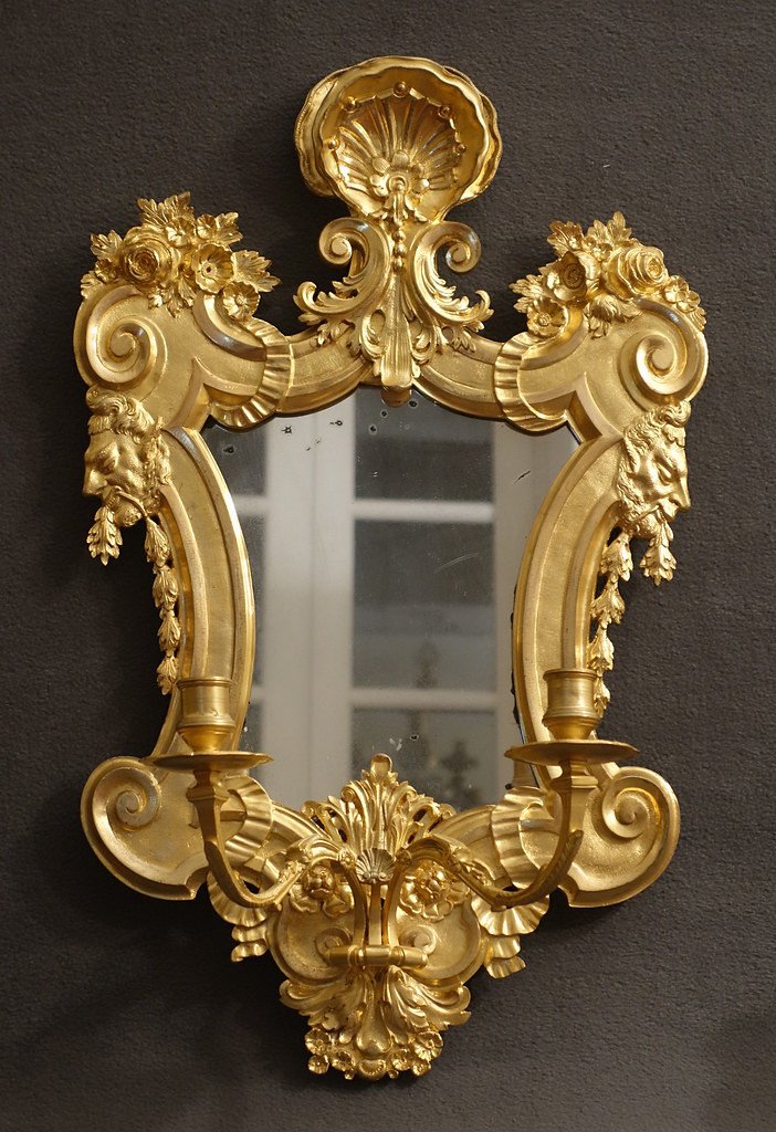 - Paire De Grandes Appliques Louis XIV, XIXème-photo-2