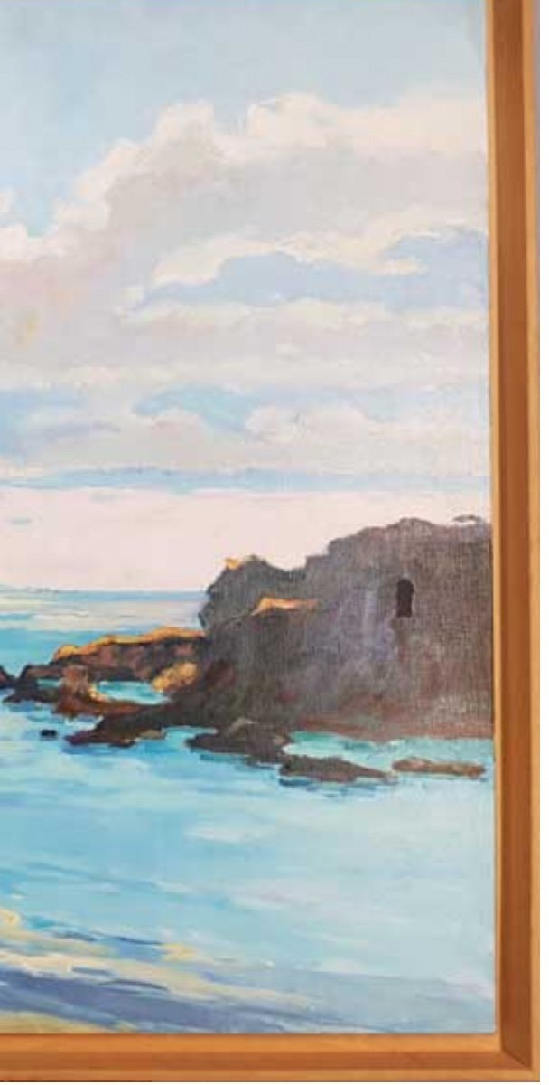 Oil On Canvas By Lengelle Nelly “la Corse”-photo-2