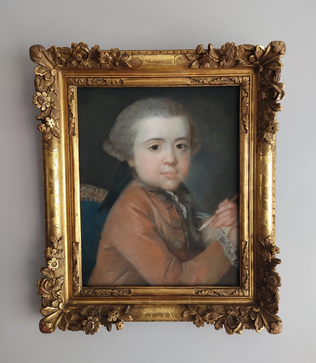 Portrait d'Amadeus Mozart Enfant.-photo-3