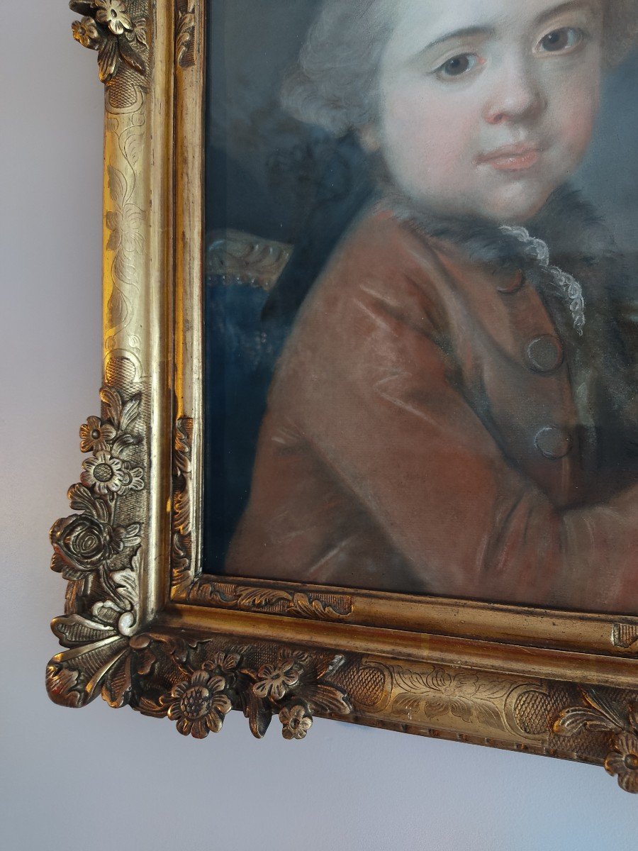 Portrait d'Amadeus Mozart Enfant.-photo-1