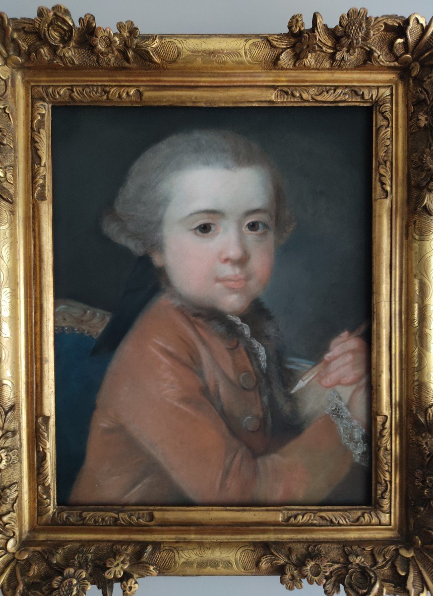 Portrait d'Amadeus Mozart Enfant.-photo-2