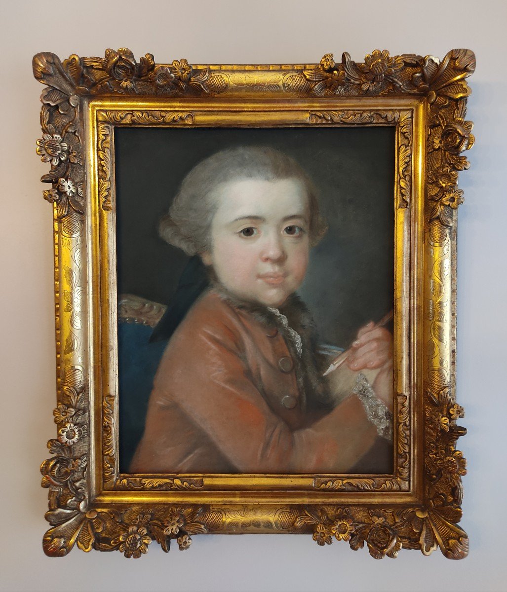 Portrait d'Amadeus Mozart Enfant.-photo-3