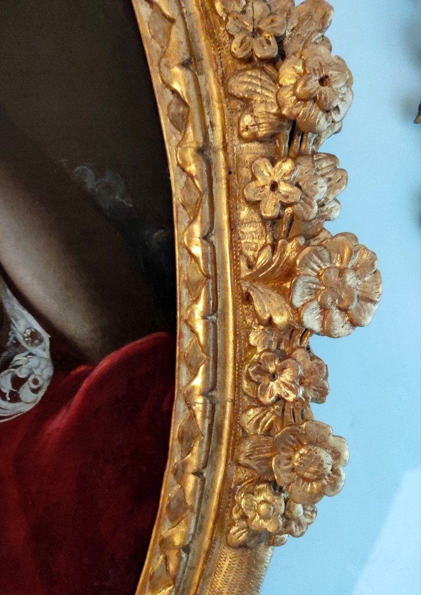 Ecole Française Du XVIIIe Siècle Portrait de Louise  Bénédicte de Bourbon-photo-2