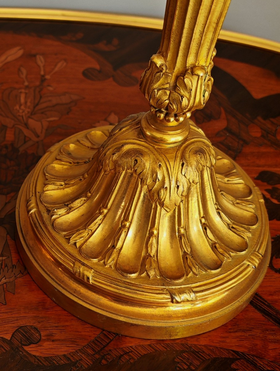 Paire De Bougeoirs Louis XVI -photo-4