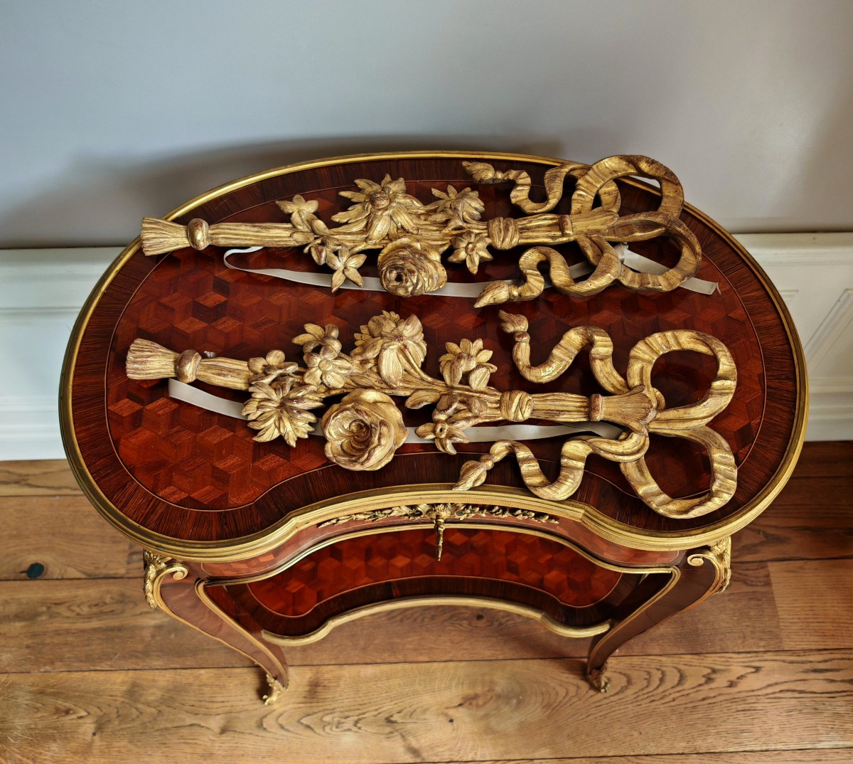 Paire de boiseries d'époque Louis XVI-photo-2